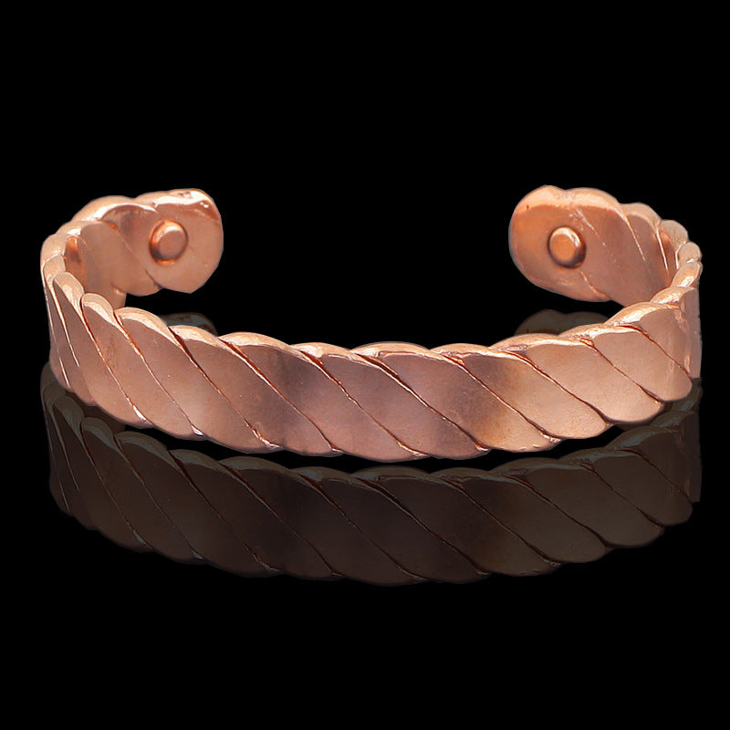 "Rose Gold Copper Magnetic Bracelet - Luxurious Pain Relief [USA & Canada]" Roljord