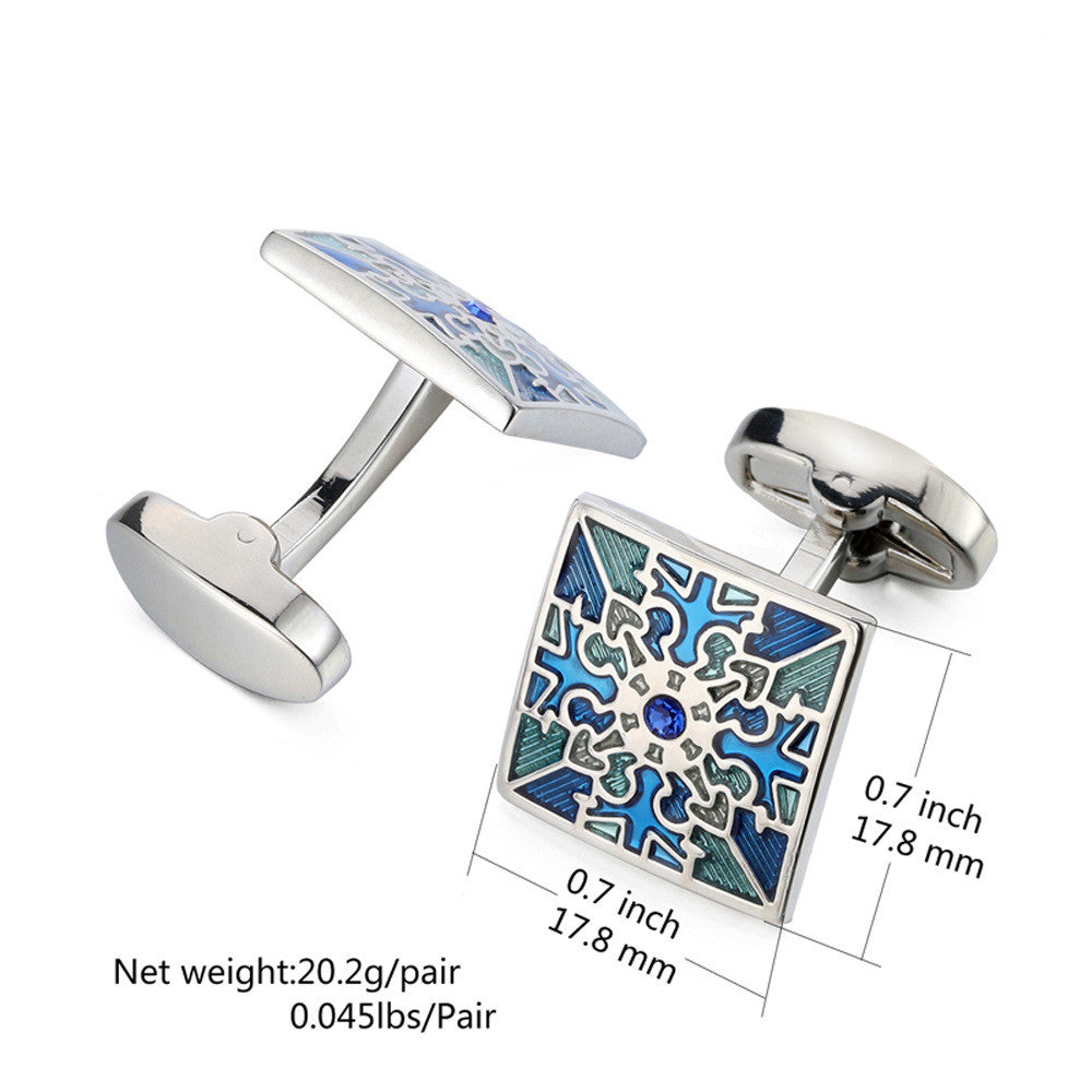 "Elegant Silver French Cufflinks for Men - Business & Wedding Collection" Roljord