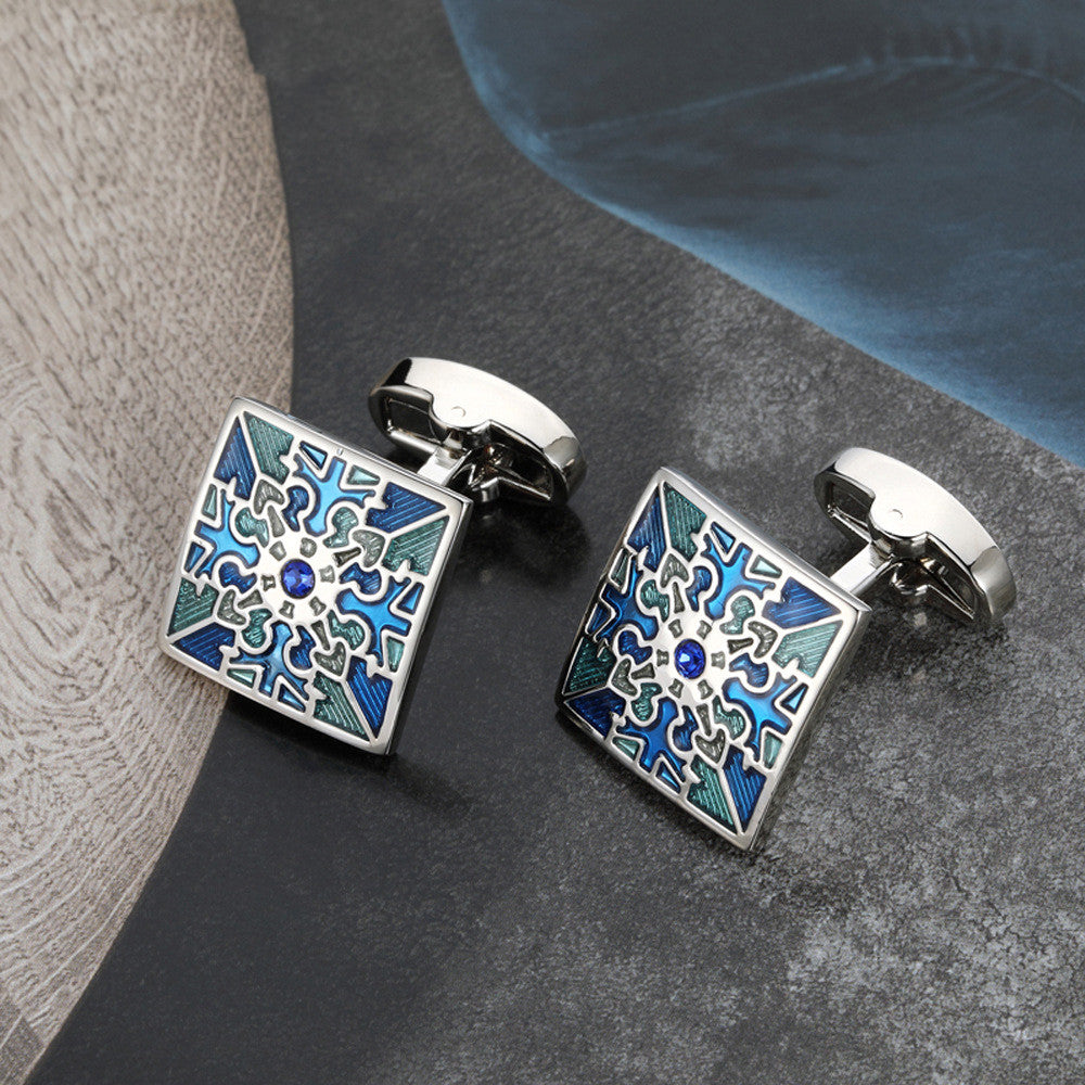 "Elegant Silver French Cufflinks for Men - Business & Wedding Collection" Roljord