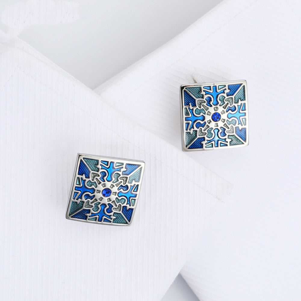 "Elegant Silver French Cufflinks for Men - Business & Wedding Collection" Roljord