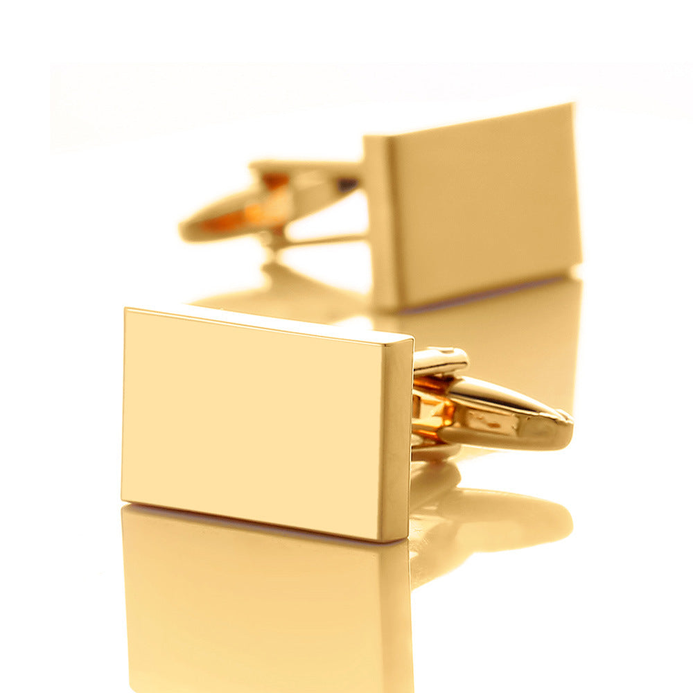 "Streamlined Steel Cufflinks: Sleek Rectangular Design, Premium Quality" Roljord