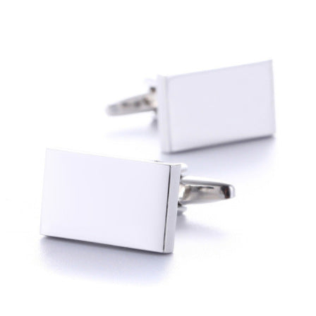 "Streamlined Steel Cufflinks: Sleek Rectangular Design, Premium Quality" Roljord