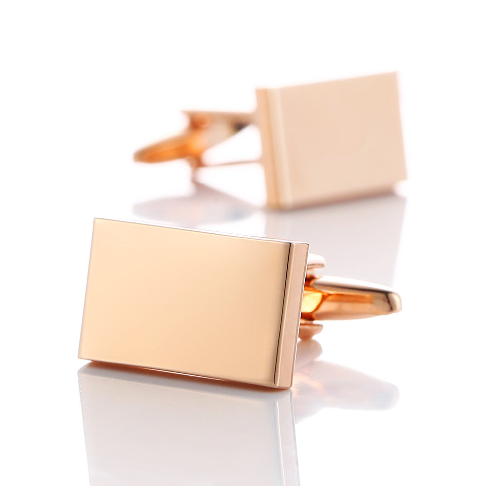 "Streamlined Steel Cufflinks: Sleek Rectangular Design, Premium Quality" Roljord