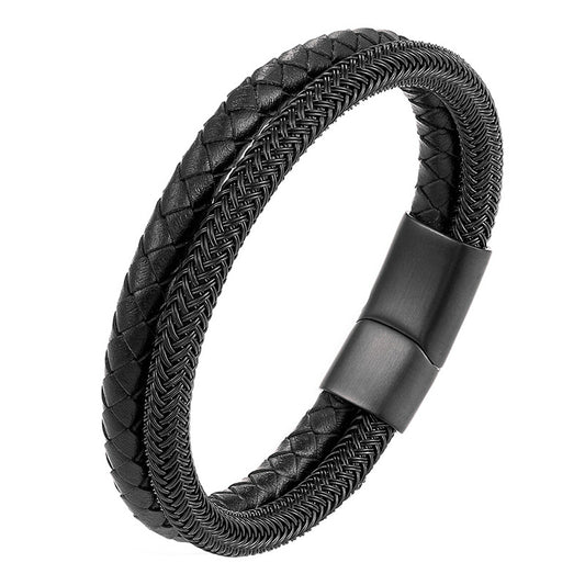 "Roljord Two-Tone Magnetic Buckle Bracelet for Men and Women | USA & Canada Magnetic Bracelet" Roljord
