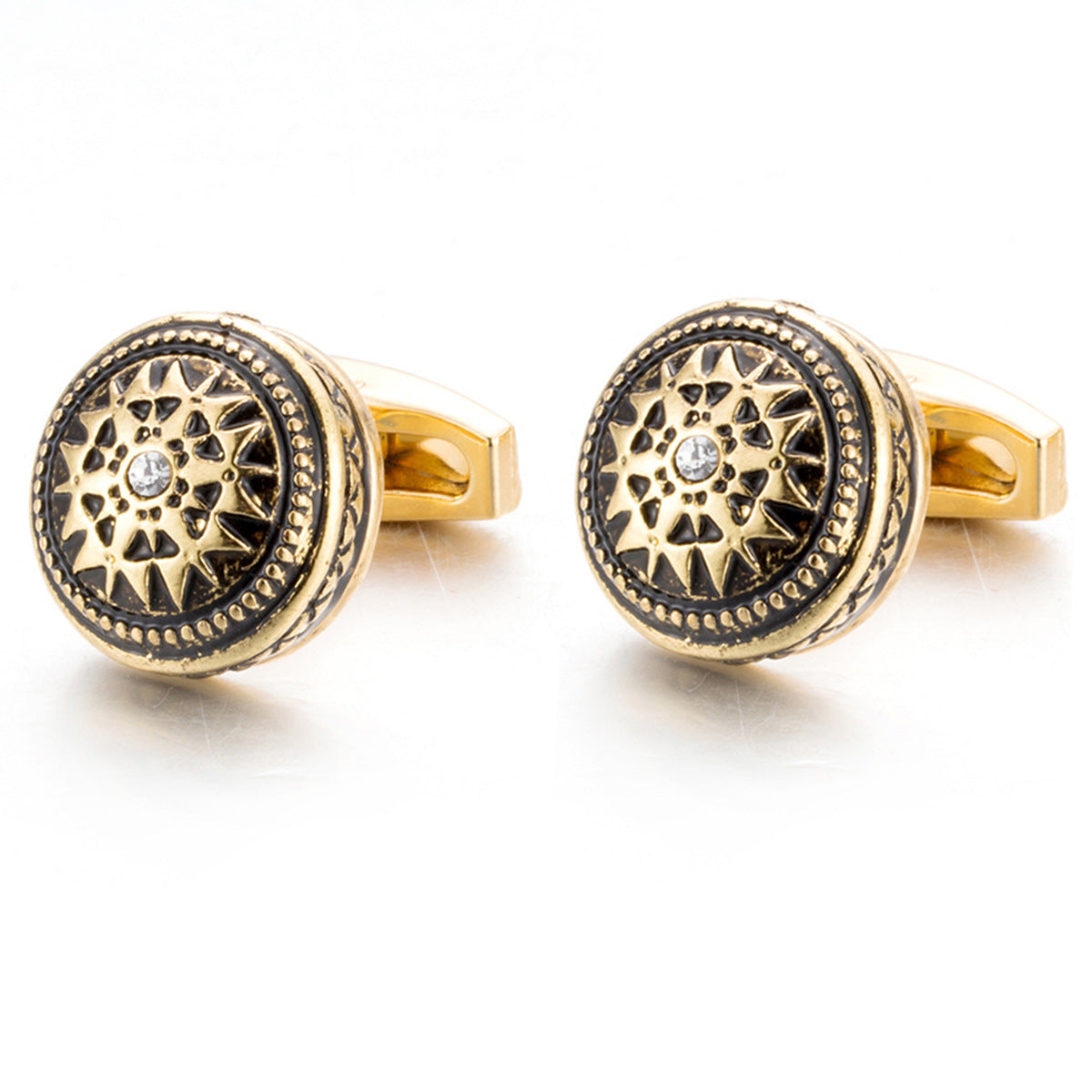 "MapleDiamond Patterned Cufflinks for Men in USA & Canada" Roljord