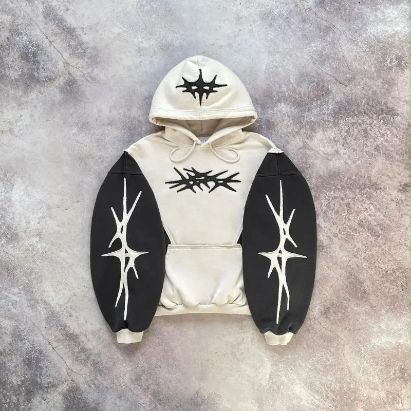 "StreetVibe Embroidered Hoodie"