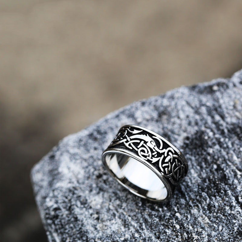 "Eternal Style: Vintage Stainless Steel Men's Fashion Ring" Roljord