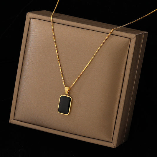 "NeoRect: Urban Pendant Necklace"